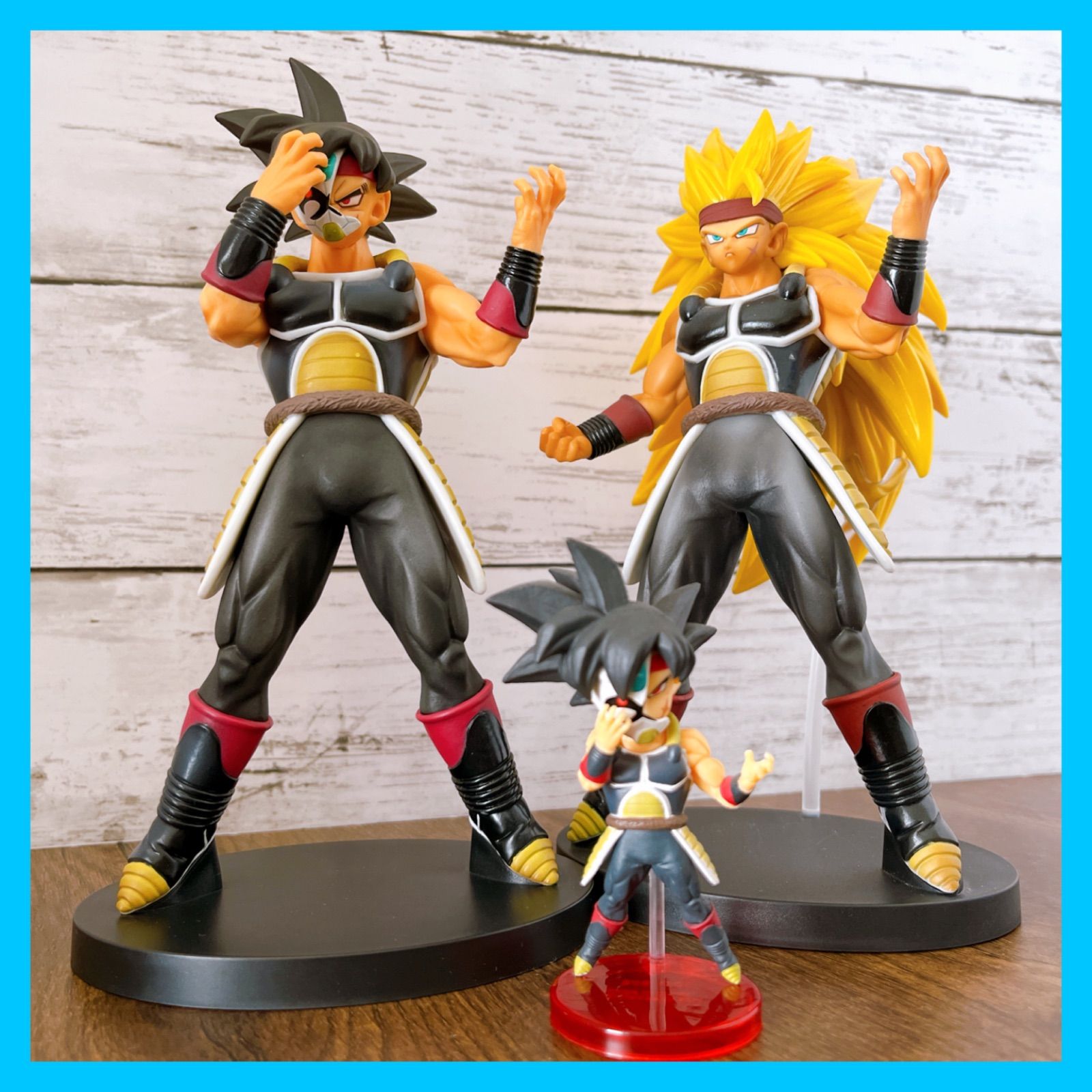 ドラゴンボーフィギュア 仮面のサイヤ人&バーダック超サイヤ人3 三体