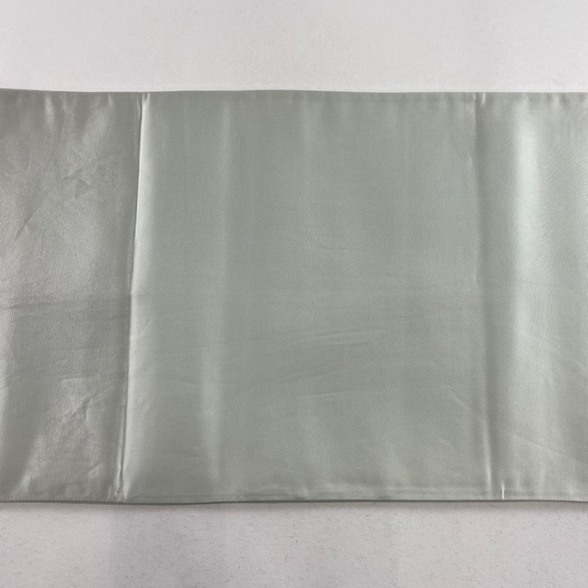 袋帯 名品 和田光正 落款 華文 霞 金銀彩 箔 灰緑 お太鼓柄 正絹