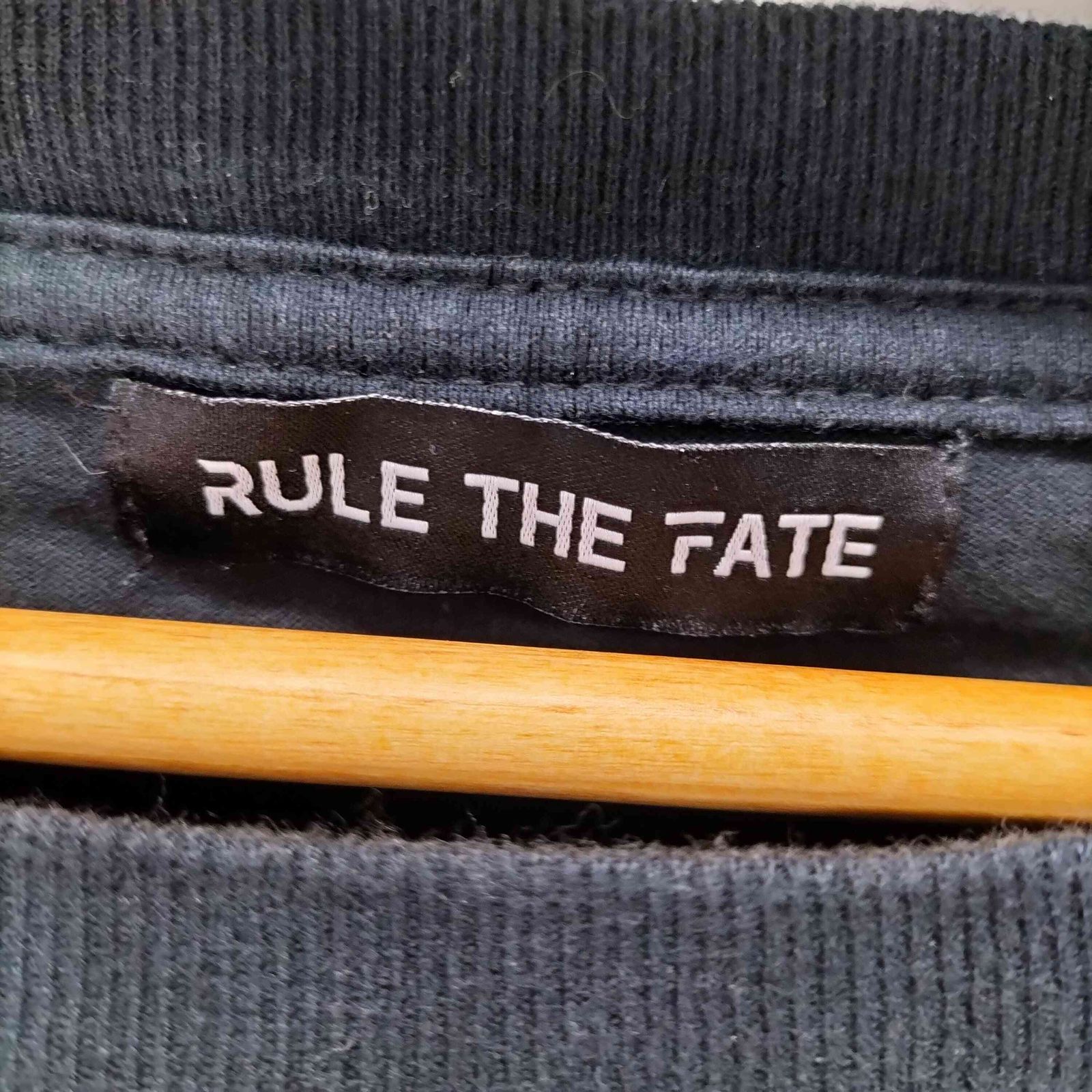 ユーズドフルギ USED古着 RULE THE FATE 両面プリントロゴ T