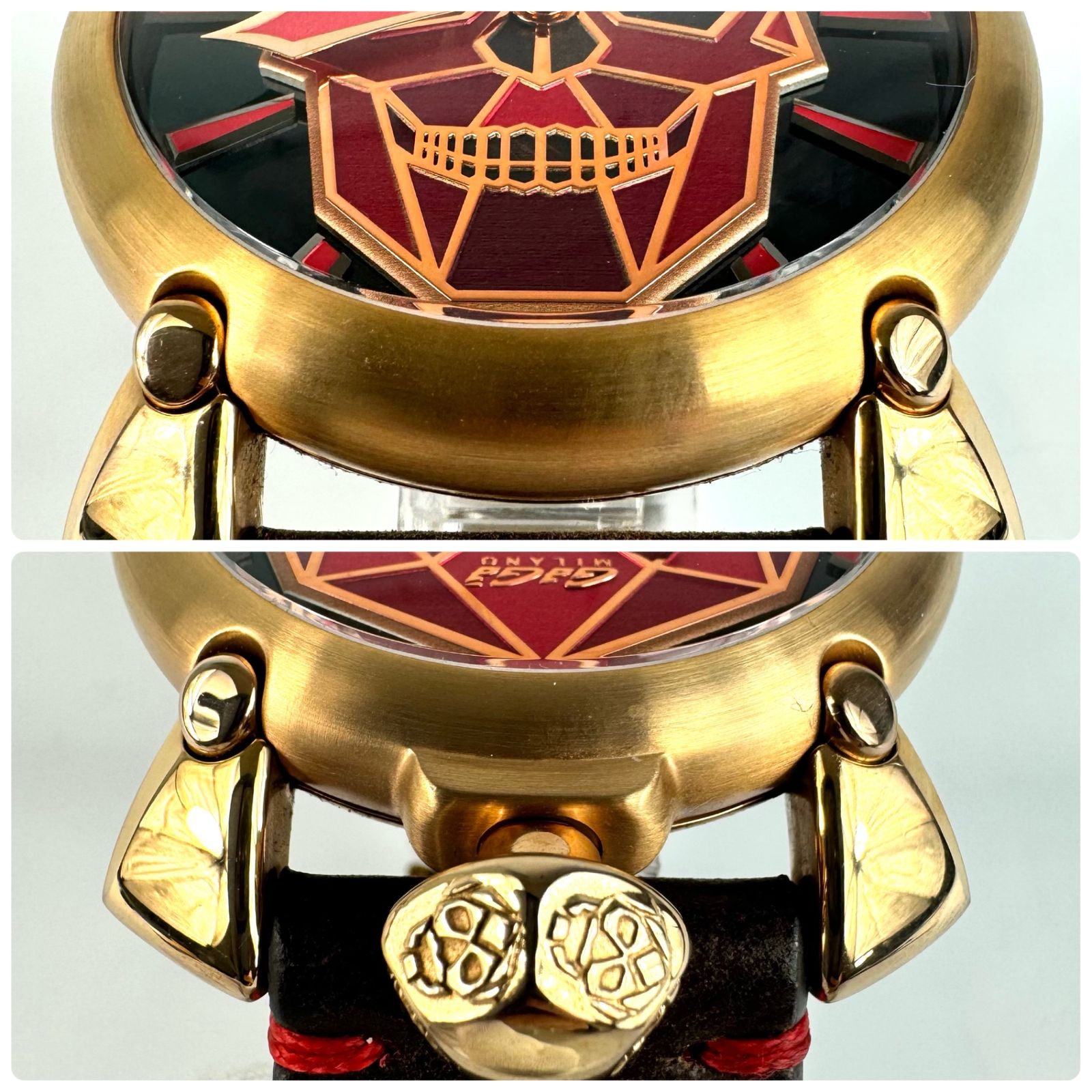 希少品】ガガミラノ GaGa MILANO マニュアーレ48 BIONIC SKULL 5061.03