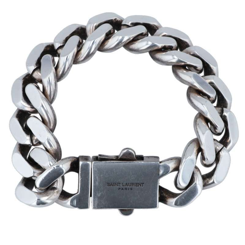SAINT LAURENT PARIS ダブルチェーンブレスレット セール】サンローラン SAINT LAURENT SAINT LAURENT