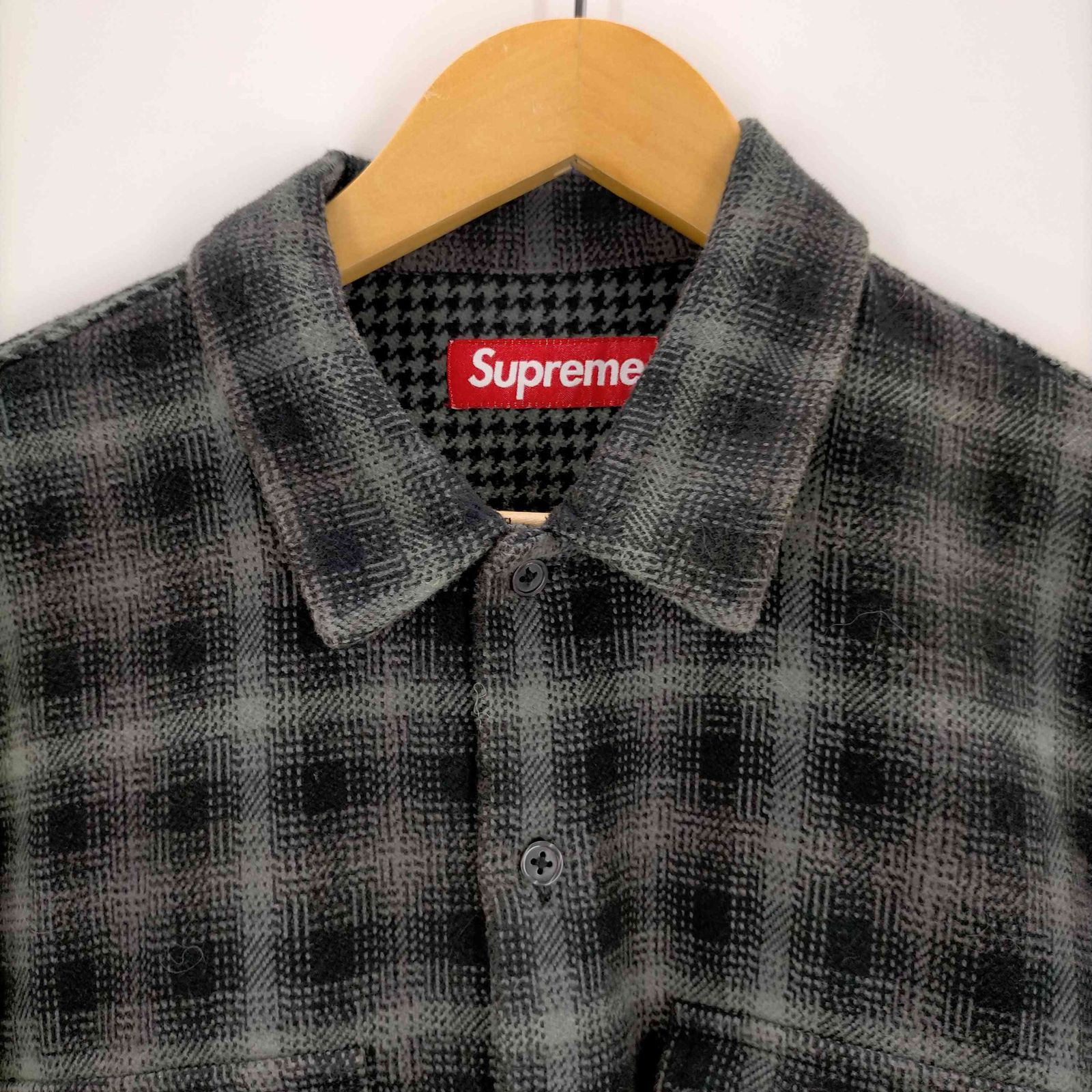 K*O様 supreme Houndstooth Plaid Flannel S Supreme - supreme Houndstooth Plaid Flannel Shirtの通販 by ゆう's