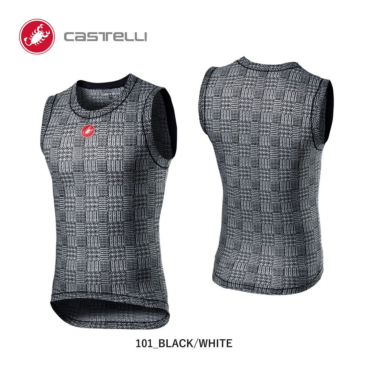 CASTELLI 21023 PRO MESH M SLEEVELESS カステリ プロメッシュ スリーブレス 袖なし ベースレイヤー BRIGHTFACE_UK