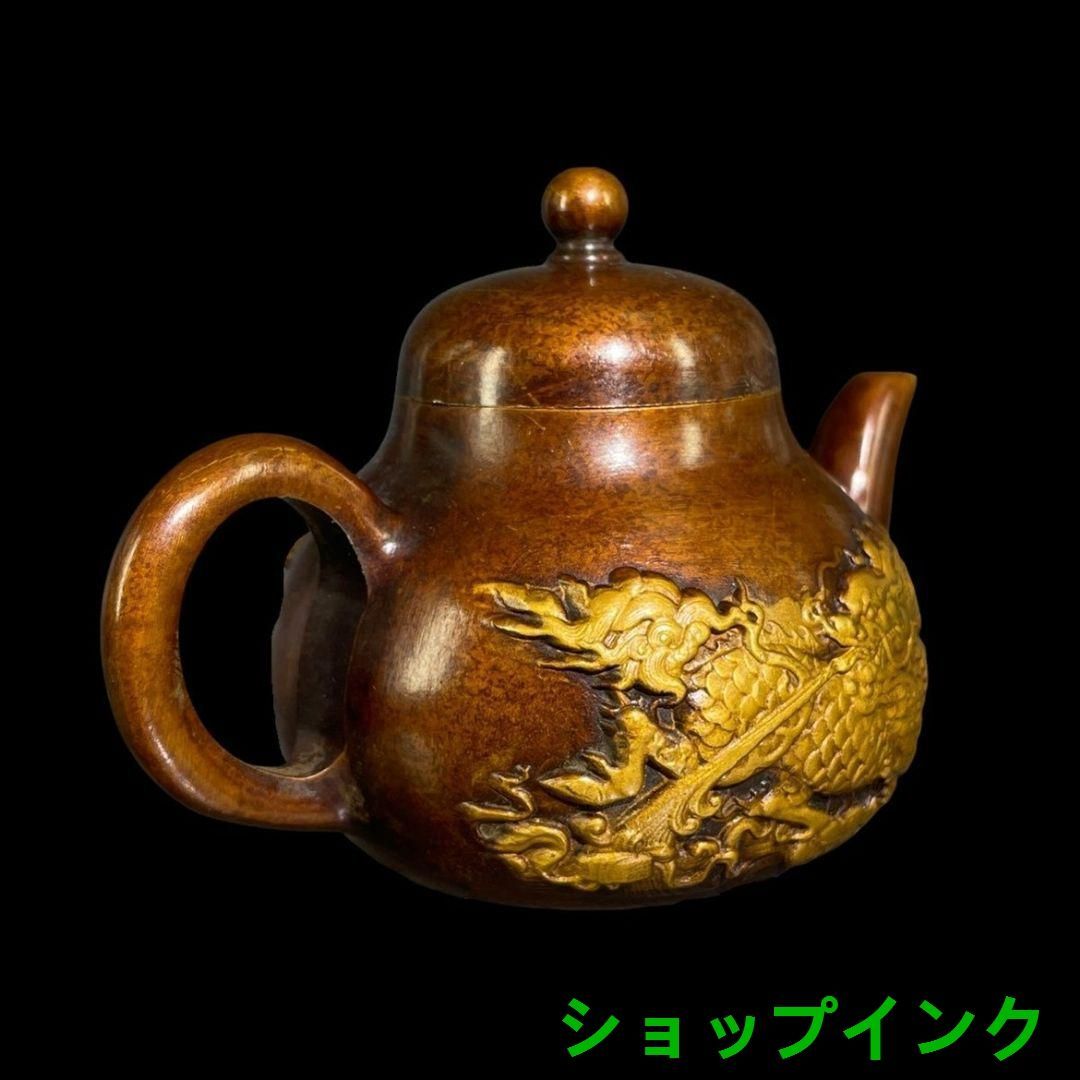 銅  細工  彫刻 「年々余りがある」 徳利 急須 茶道具 工芸品 美術品 置物 銅 細工 彫刻 「年々余りがある」 徳利 急須 茶道具 工芸品 美術