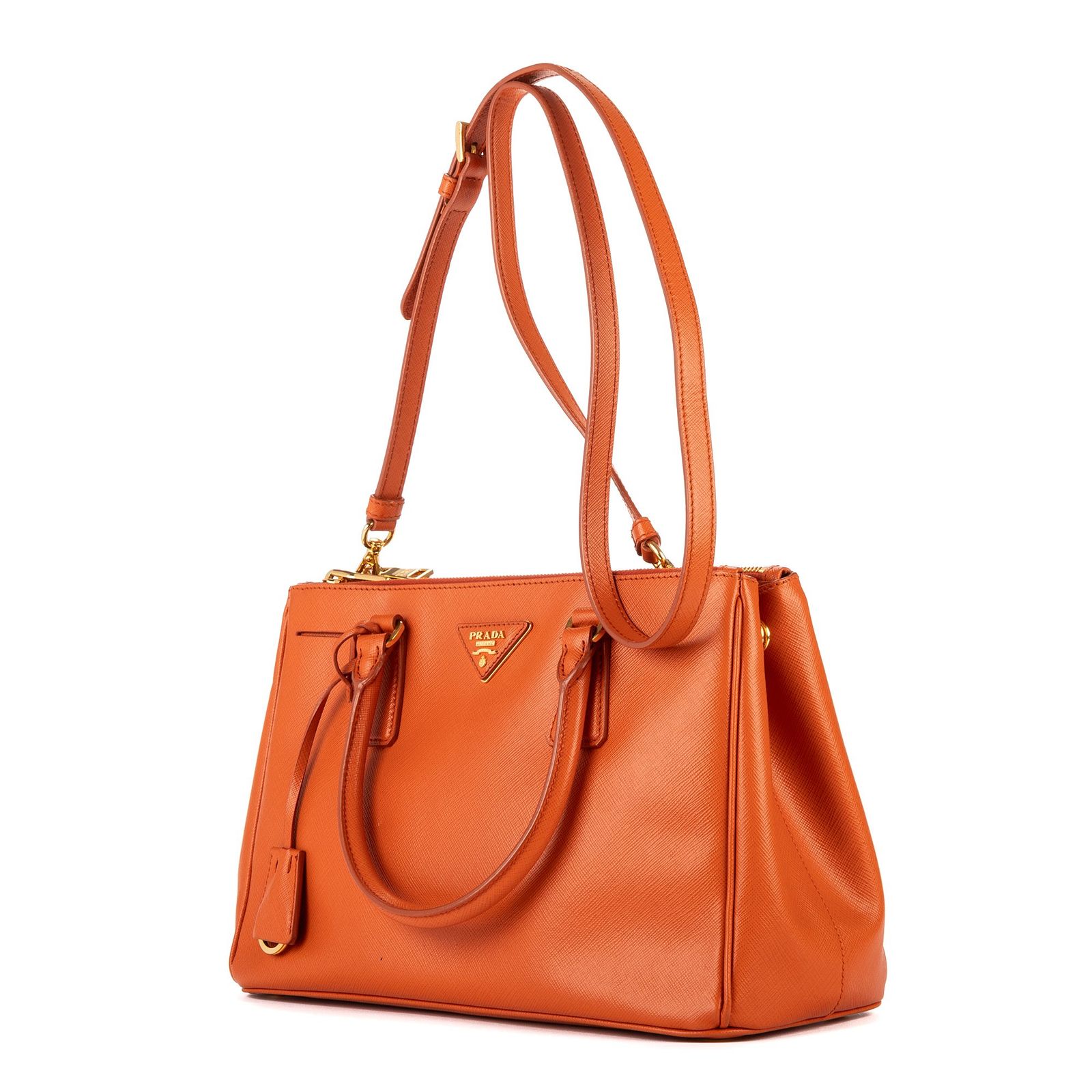 PRADA プラダガレリアオレンジサフィアーノA