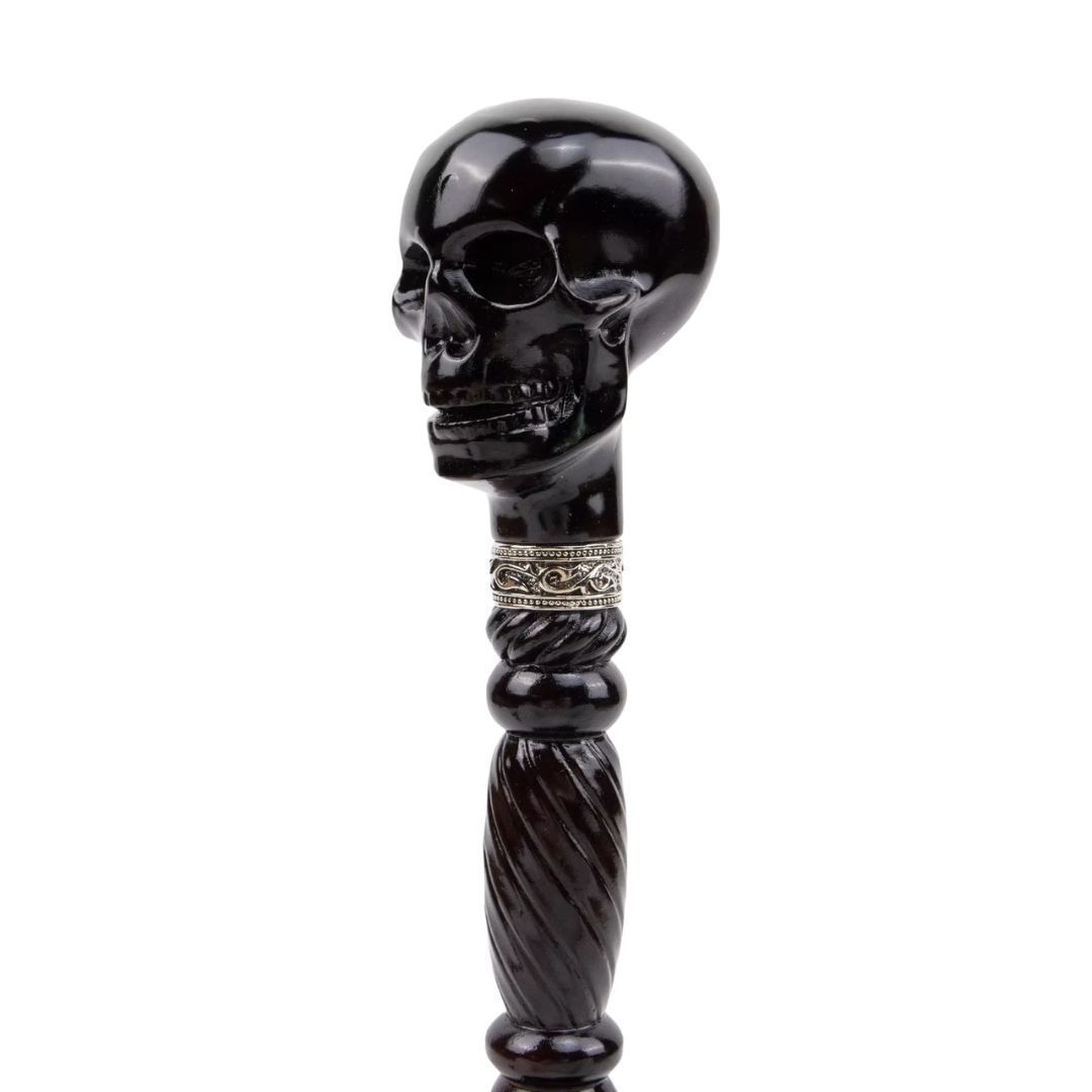 杖 ブラックスカルヘッド Victorian Skull（ヴィクトリアン