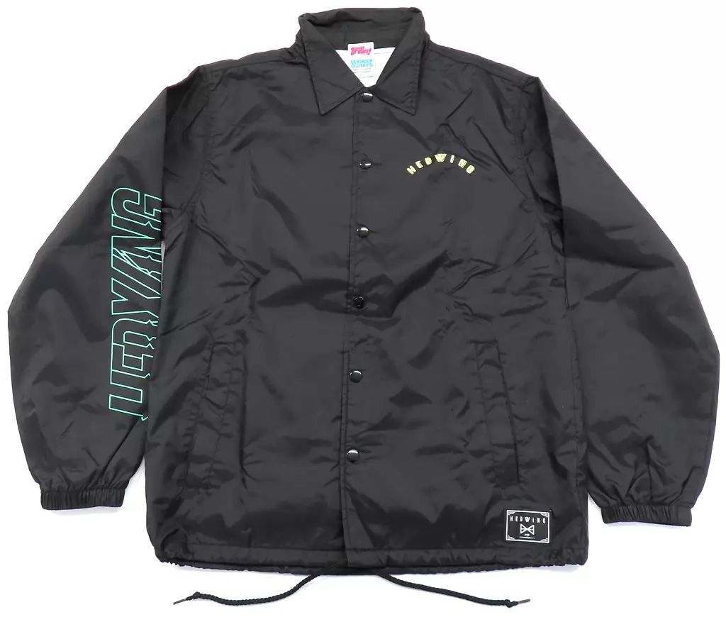 【中古】アウターウェア 白鷺千聖×HEDWiNG コーチジャケット ブラック Sサイズ 「BanG Dream!×GEKIROCK CLOTHING」