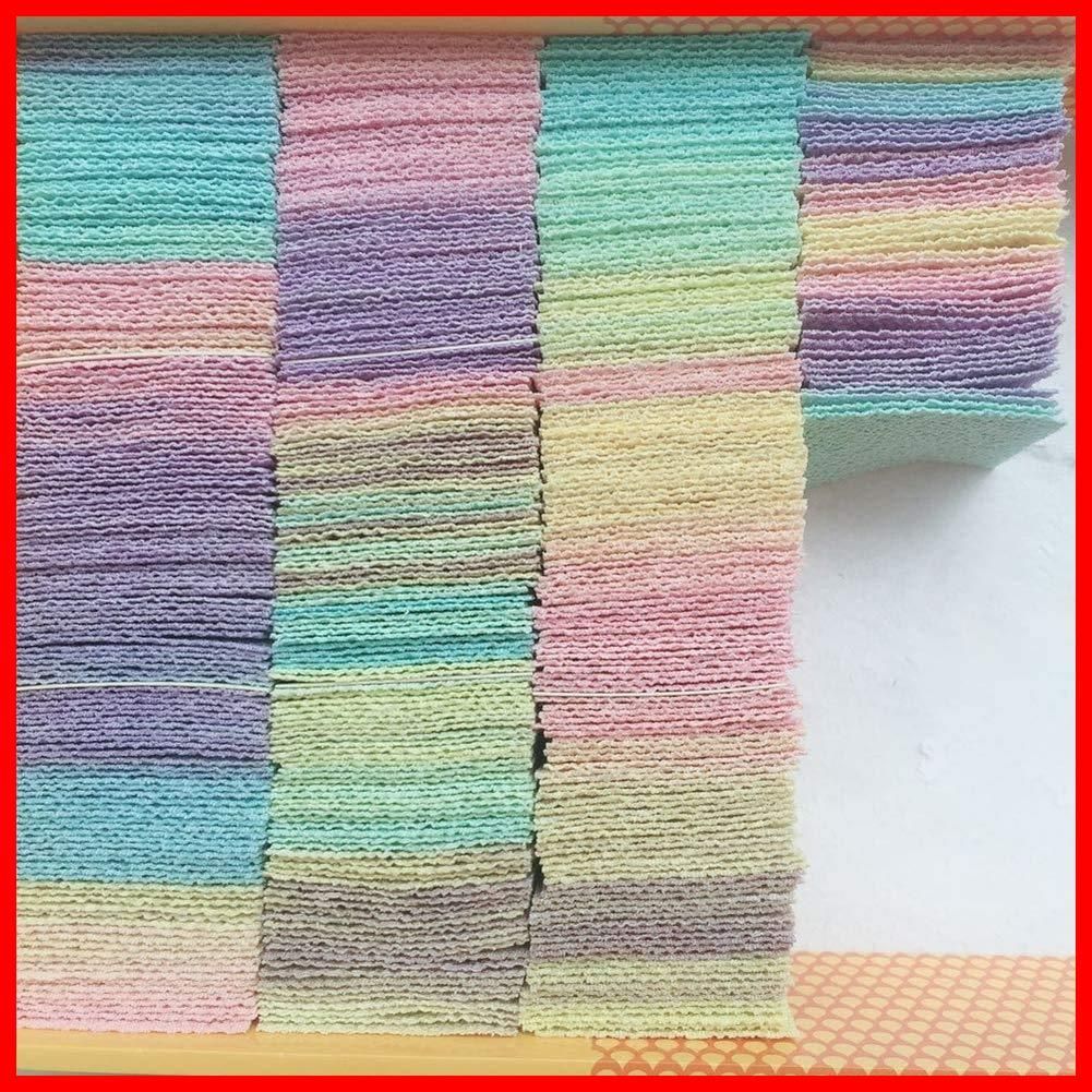 手作り 手芸 DIY 髪飾り 布 カラフル虹色 グラデーション色 カット済み 300枚入り 生地 ちりめん 材料キット つまみ細工 misaki
