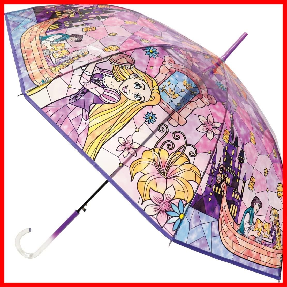 ラプンツェル ワンタッチタイプ ステンドグラス傘 60 cm ジェイズプランニング 32470