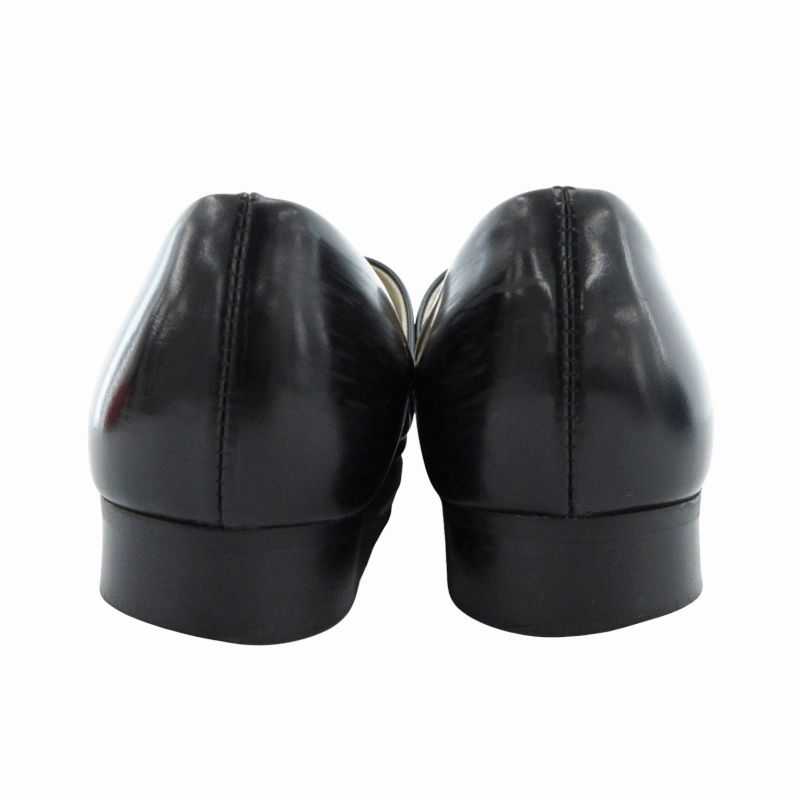 【美品】HARUTA ハルタ スポックシューズ ローファー レザー 黒 22.5 ハルタ HARUTA スポックシューズ ローファー レザー 22.5cm 黒