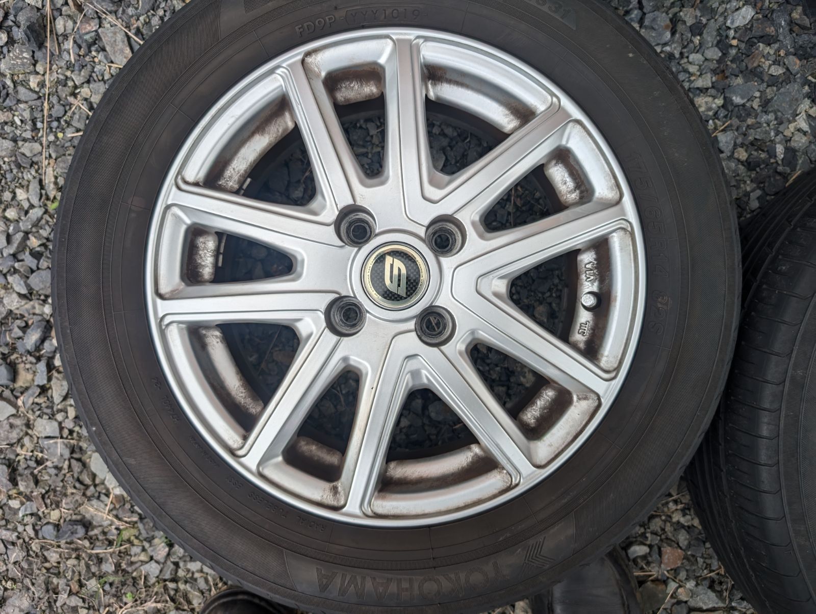 175⁄65 ヨコハマ ECOS ES31 社外アルミホイールセット 175/65R15 14 