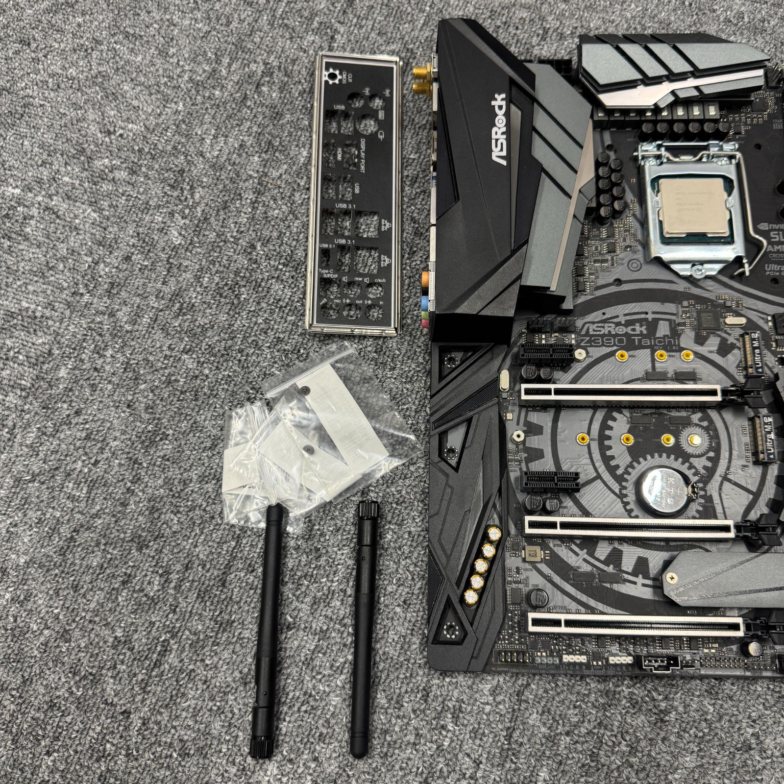 ASRock Z390 Taichi+i9 9900K ES マザーボード - メルカリ