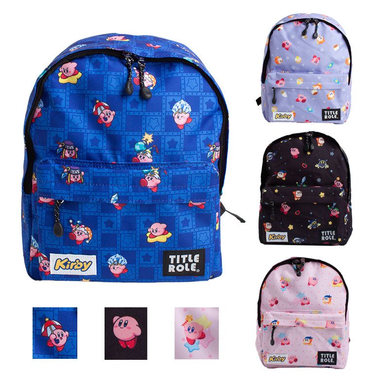 星のカービィ TITLE ROLE タイトルロール バックパック リュック 子供 キッズ コラボ 幼稚園 通園 通学 遠足 旅行 20769053