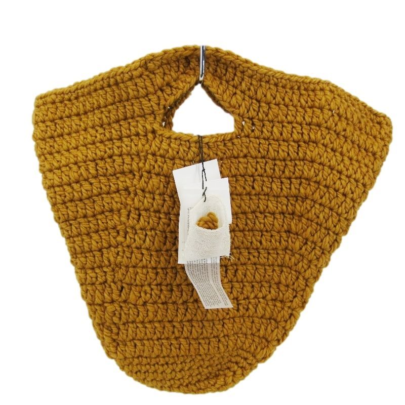 ♥ MAYDI マイディ ニットバッグ 21AW トートバッグ ウール アルゼンチン製 ハンドメイド ブラウン U 24005530