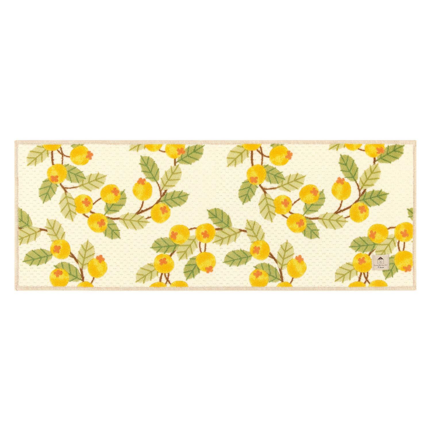 数量 35149 約45×120cm イエロー 120cm キッチンマット ルンド S.D.S センコー