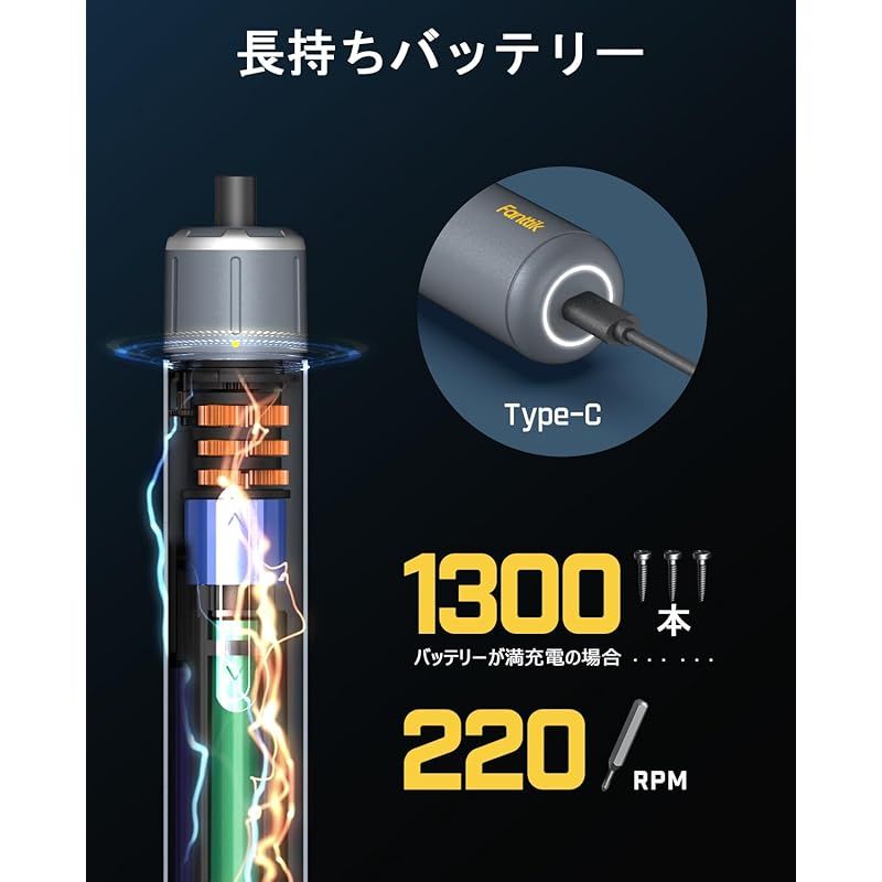 電動精密ドライバー