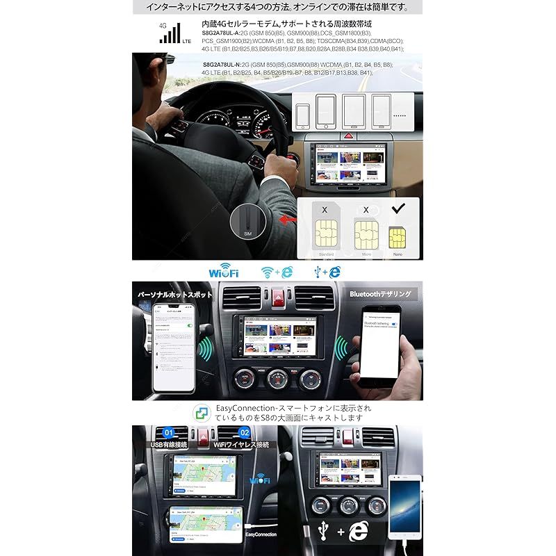 ATOTO カーナビ 7インチ X10G2A7E 7インチ 8G+128G 2DIN カーナビ