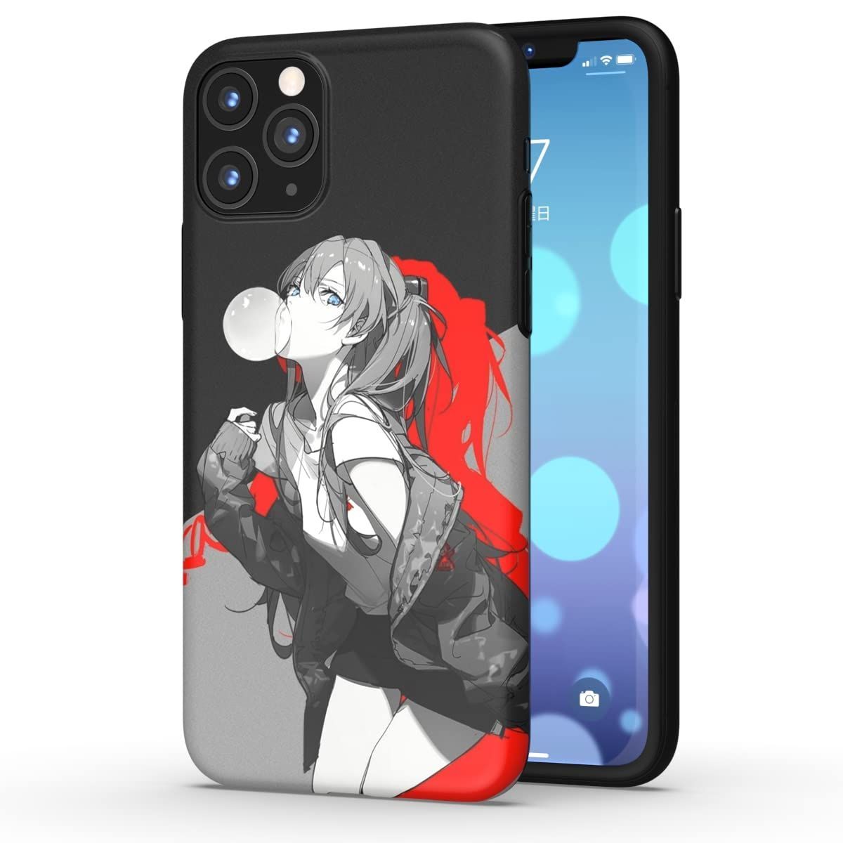 【在庫セール】11 ケース アニメ iphone 漫画 eva あすか LIFT かわいい かっこいい 綺麗 DREAMY 萌え 人気 グッズ THE スマホケース (iphone 11（6.1インチ）)