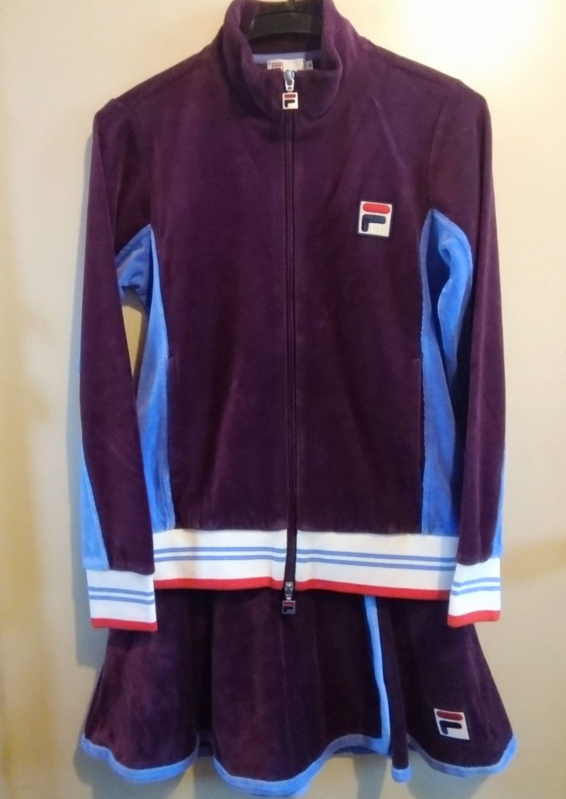 FILA フィラ テニス ベロアスコート Mサイズ 美品 紫 - メルカリ