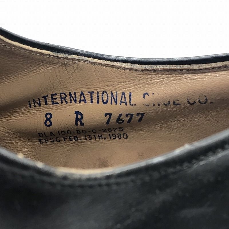 80's U.S.NAVY SERVICE SHOES サービスシューズ レザーソール