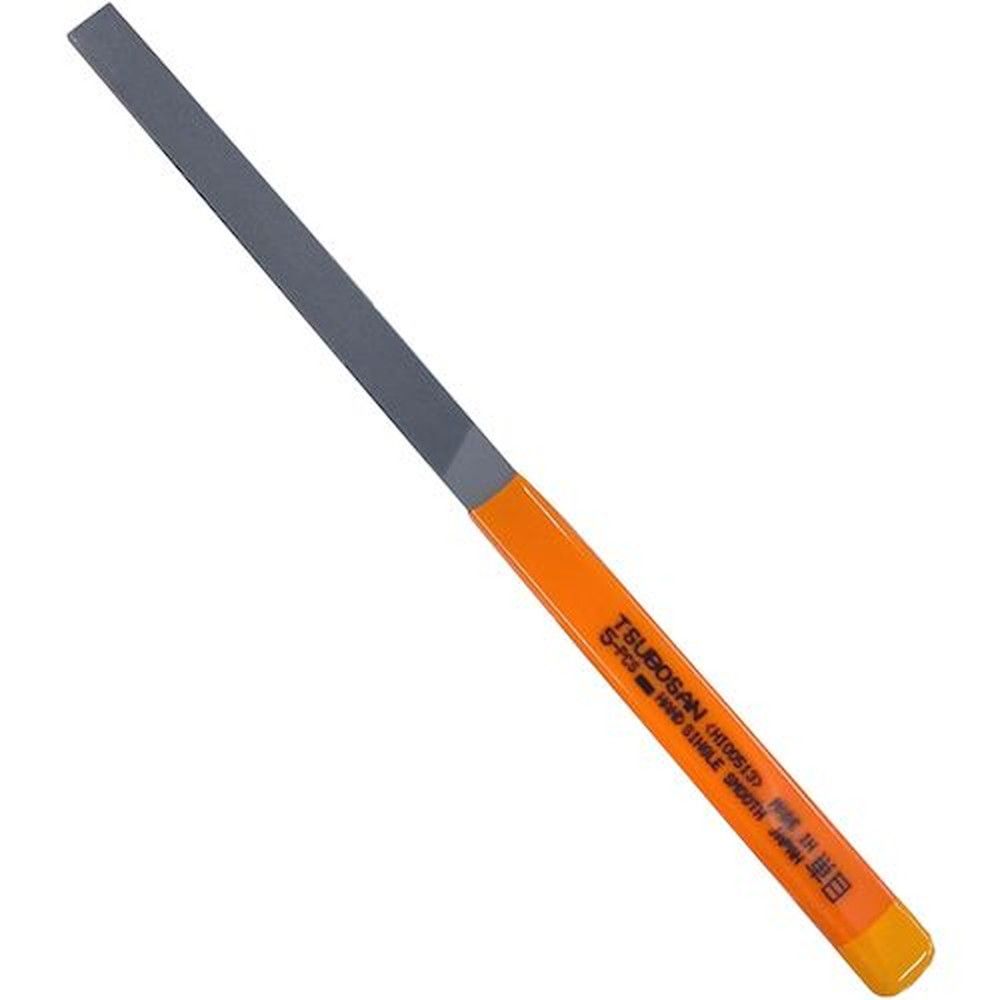 ツボサン 単目ヤスリ 10本組 平 細目 HI01013