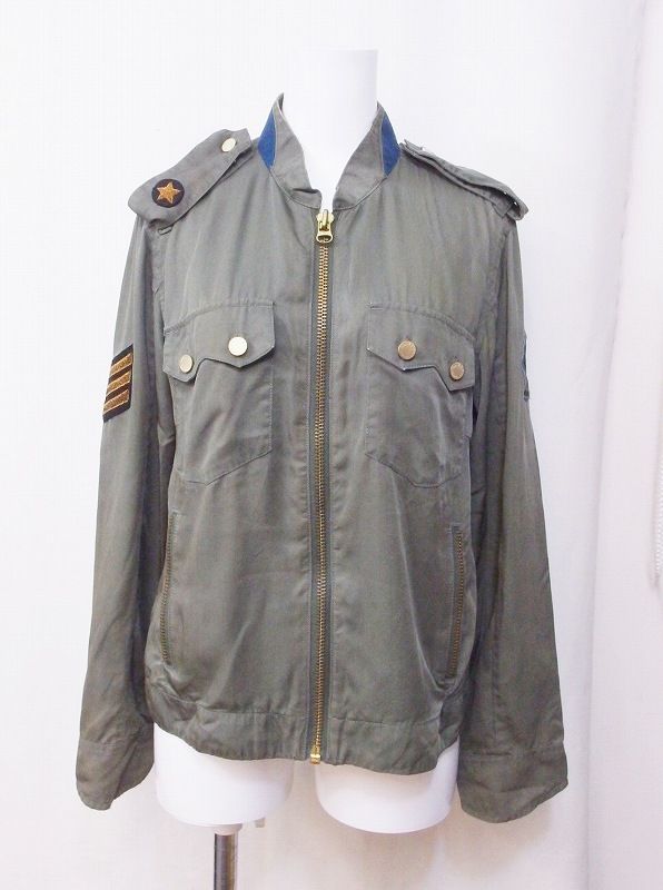199627】ZADIG&VOLTAIRE ザディグエヴォルテール バックスカル ジップ 