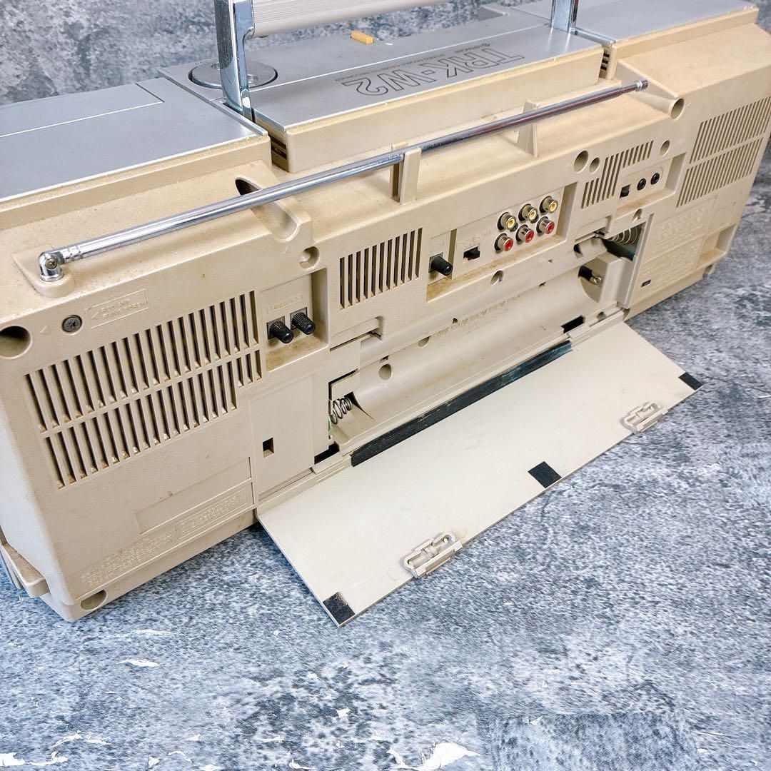 ジャンク　HITACHI TRK-W2　ラジカセ　日立　PERDISCO ジャンク HITACHI TRK-W2 ラジカセ 日立 PERDISCO - メルカリ