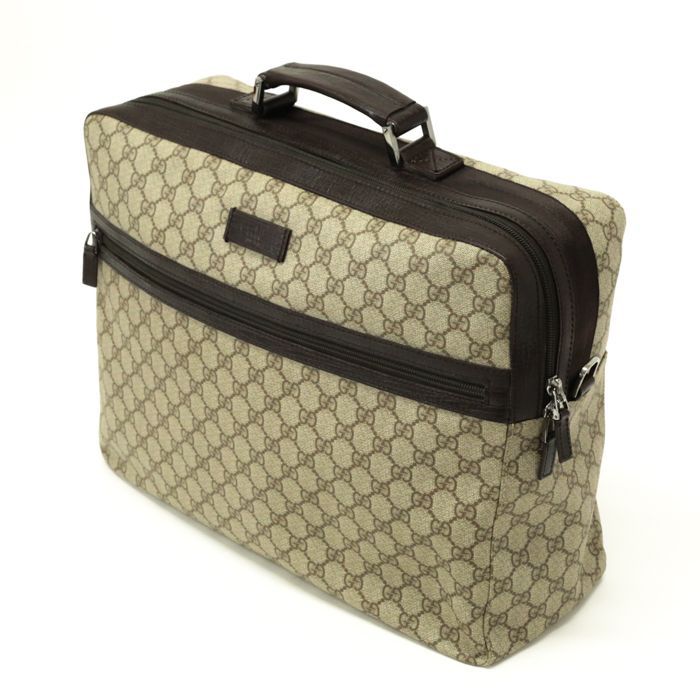 グッチ GUCCI ビジネスバッグ GGスプリーム (PVC / レザー) 140960 