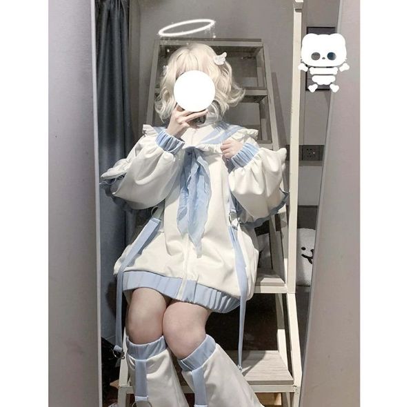 レフレム 水色 ジャージ　上 レフレム ジャージ 水色 REFLEM/レフレム ジャージ上 水色