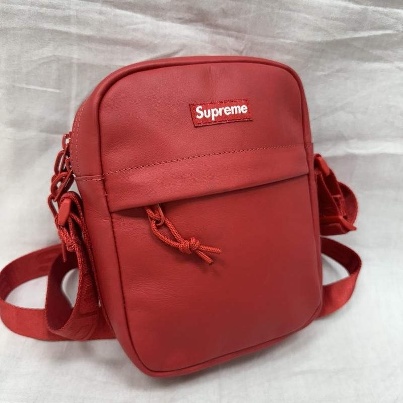 Supreme シュプリーム ショルダーバッグ Leather Shoulder Bag レザー ショルダー バッグ FW23