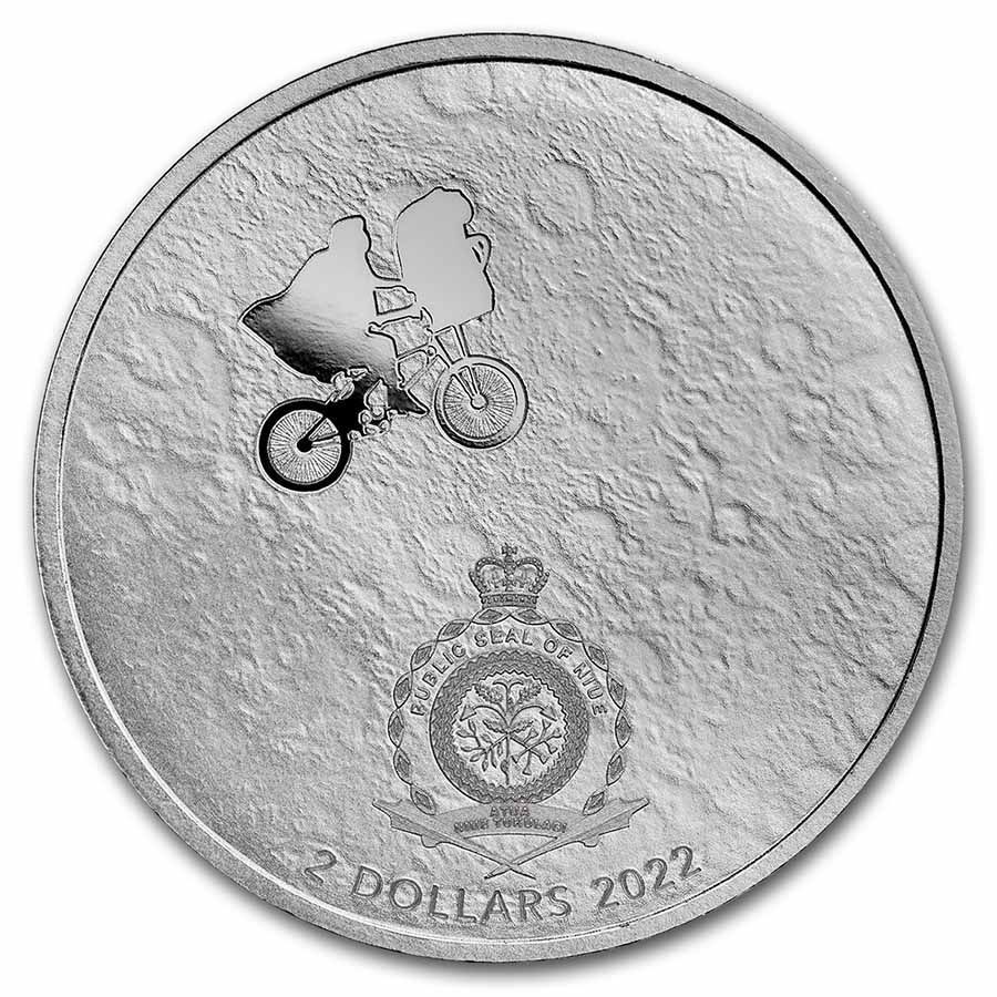 2022年　ニウエ　ET銀貨　1オンス セール品】 2022 1オンス ニウエ ウミガメ銀貨 41mmクリアケース