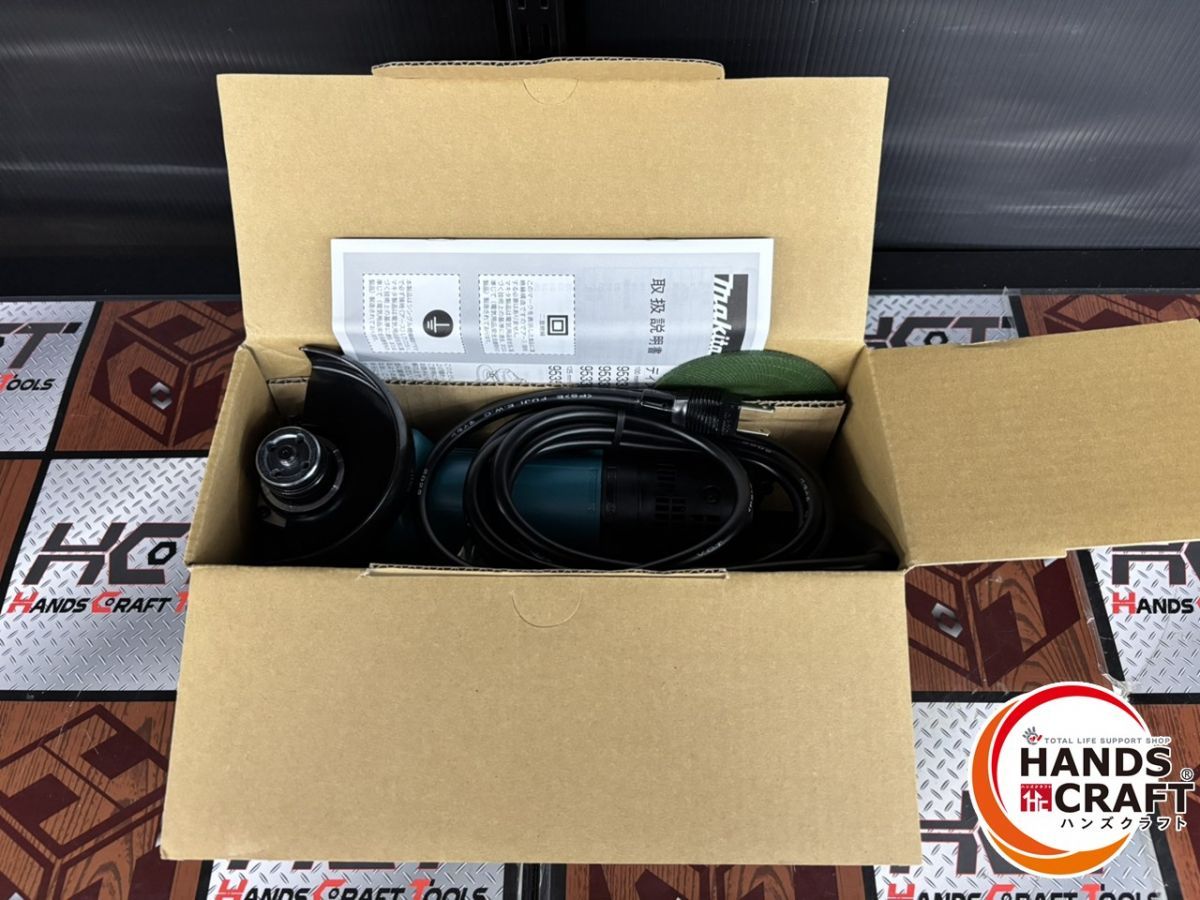 【未使用】マキタ　ディスクグラインダ　9533BL　付属品・説明書・箱付き　箱に文字あり【ハンズクラフト熊本けやき通り店】 未使用】マキタ ディスクグラインダ 9533BL 付属品・説明書・箱付き 箱
