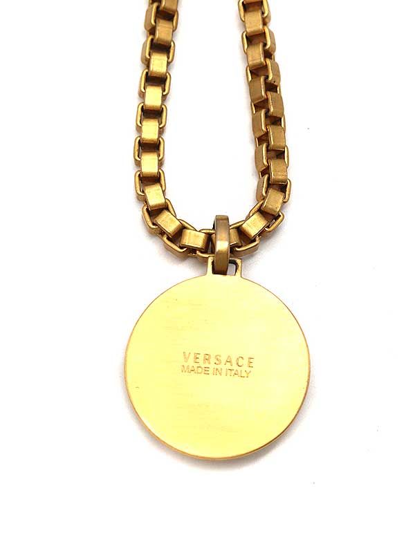 VERSACE ヴェルサーチ メデューサコインネックレス ゴールド