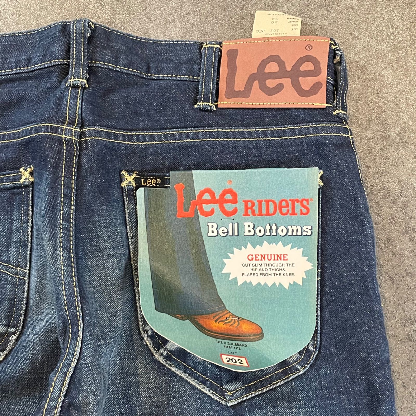 Made in Japan Lee American Riders Bell Bottoms Denim Jeans Bootcut W30 新品未使用  日本製 リー アメリカンライダース ベルボトム デニムパンツ ブーツカット タグ付き LM5202 - メルカリ