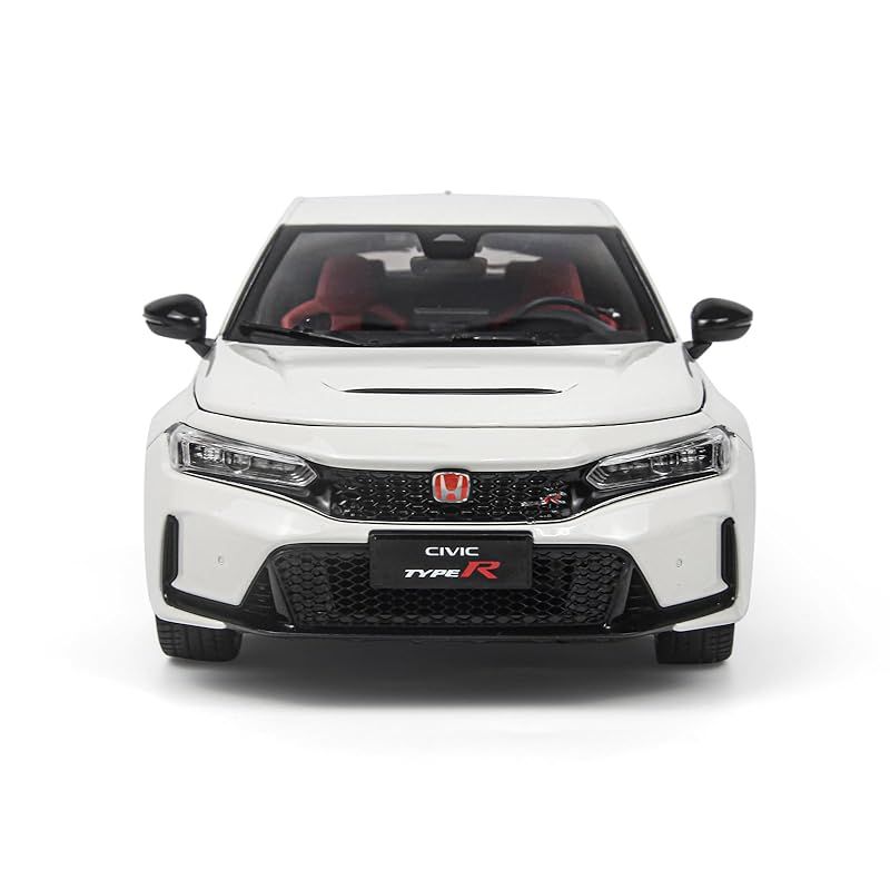 1|18 ミニカー 2025 Honda Civic TYPE-R FL5 ダイキャスト モデルカー ホワイト