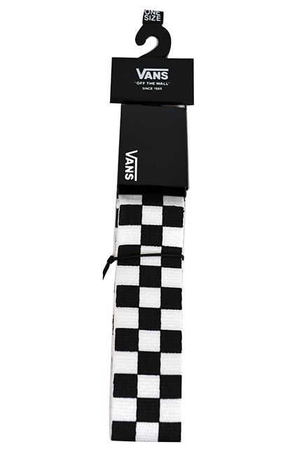 【新品未使用】 VANS バンズ ヴァンズ DEPPSTER II WEB BELT ベルト GIベルト ガチャベルト BLACK/WHITE スケートボード SKATEBOARDING