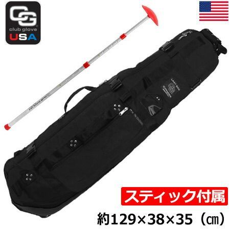 CLUB GLOVE クラブグローブ Last Bag Collegiate トラベルカバー BLACK Stiff Arm付属 ND