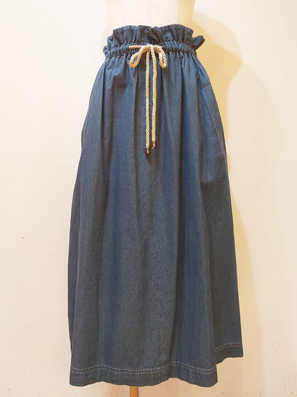 公式正規取扱い MN Knit Factory エムエヌ ニットファクトリー women s スカート BLUE