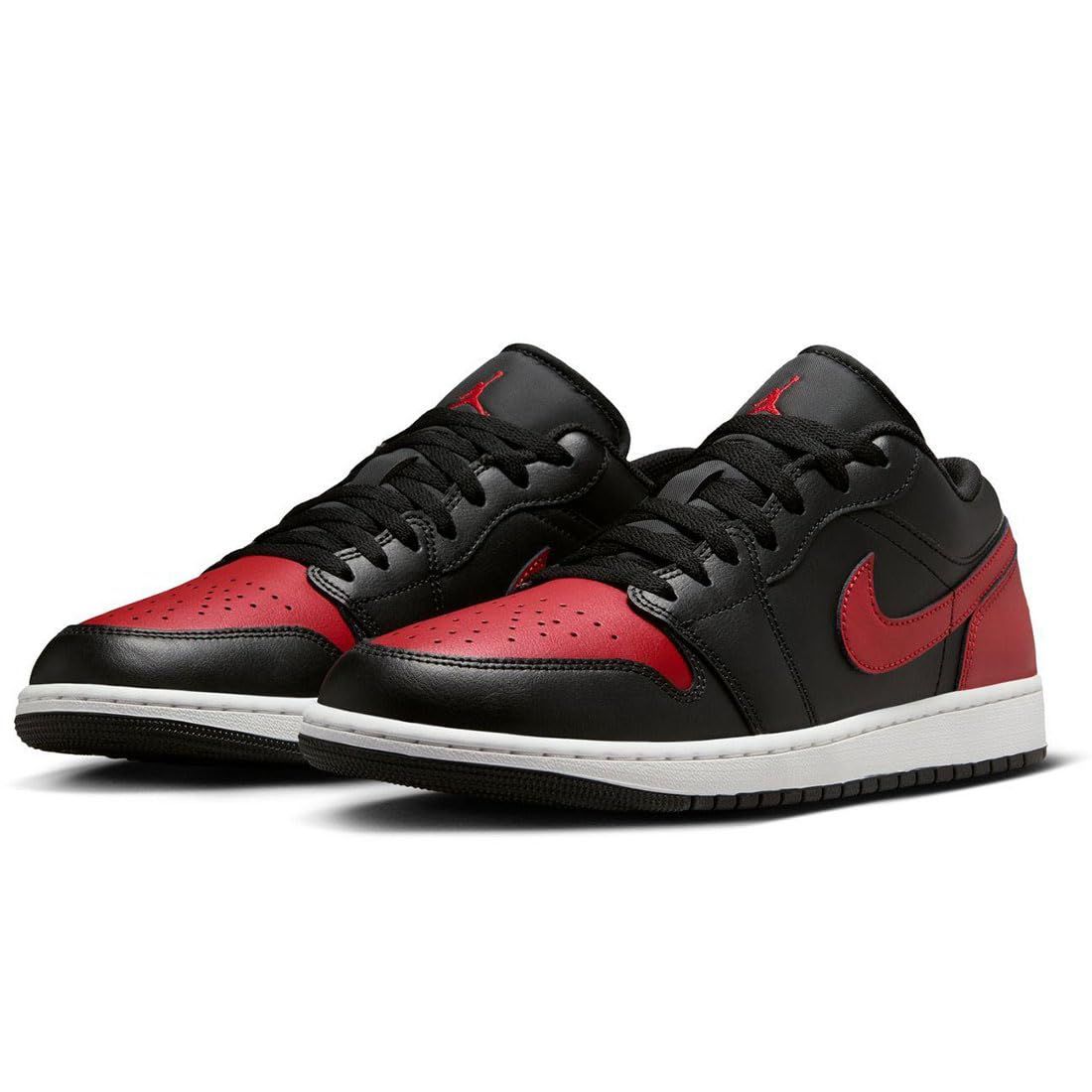 ナイキ エア ジョーダン 1 ロー AIR JORDAN 1 LOW ブラック|レッド 553558-067 26.0cm 26.0 cm