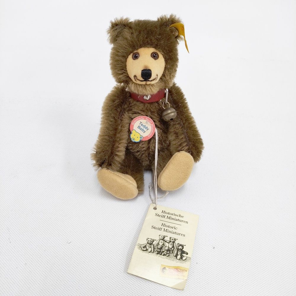 Steiff Teddy Baby テディベビー テディーベイビー16cm 029721 ぬいぐるみ ブラウン ベージュ レディース シュタイフ【中古】5-0214G