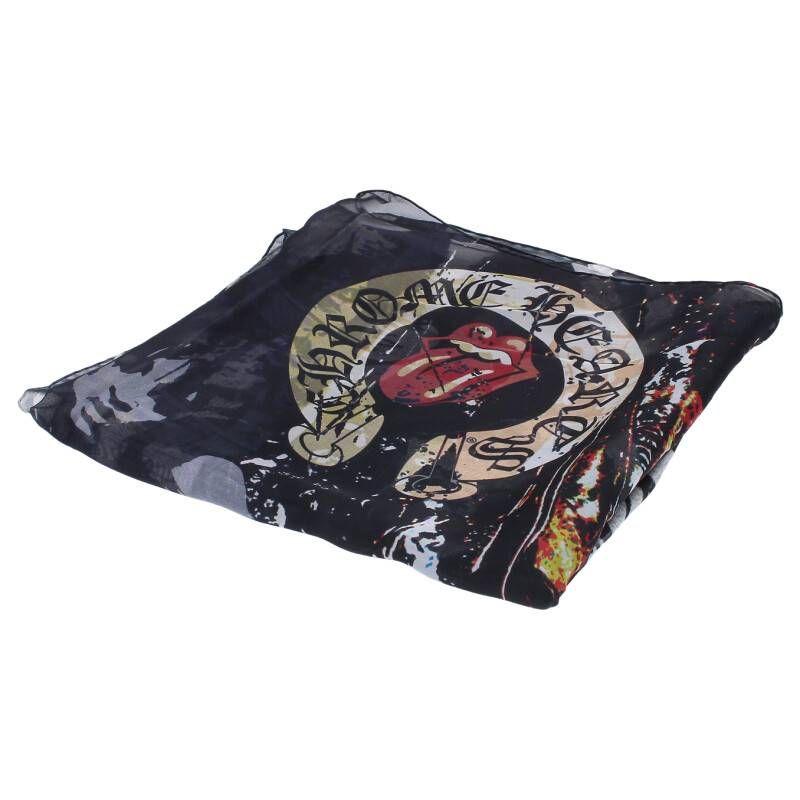 クロムハーツ ローリングストーンズ シルクスカーフ CHROME HEARTS クロムハーツ スカーフ ローリングストーンコラボ
