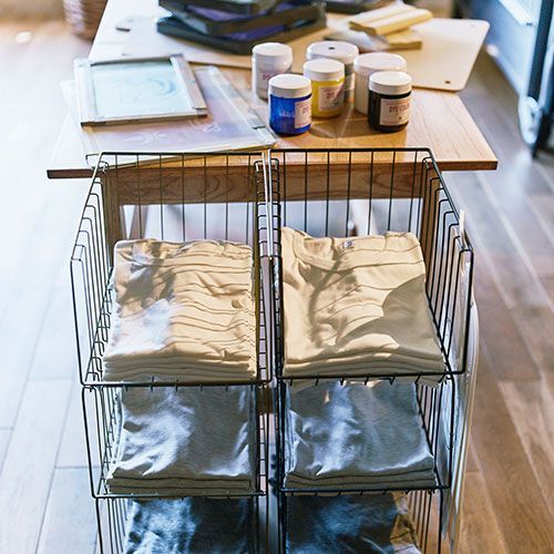 東谷 スタッキングワゴン3D ブラック AKB-438BK