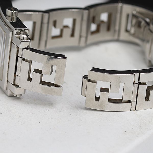 1円 フェンディ 6000L QZ 058-583 白文字盤 レディース腕時計 KRK