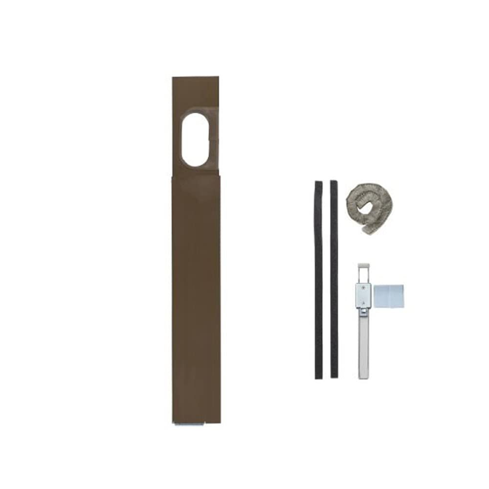 日晴金属 エアコン配管用 アルミ窓パネル ブロンズ 550～820mm C-MP8-B