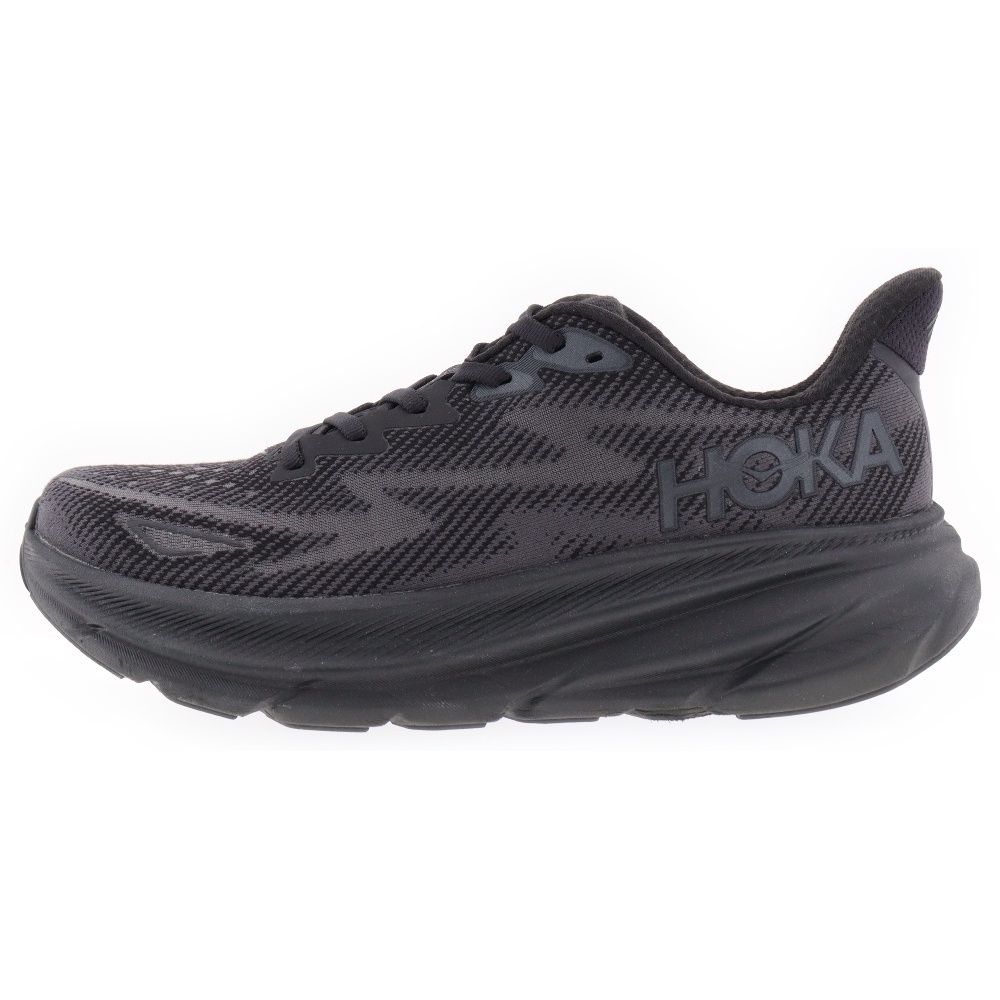 HOKA ONE ONE (ホカオネオネ) CLIFTON 9 クリフトン ナイン ローカットスニーカーシューズ ブラック US8.5/26.5cm 1127895