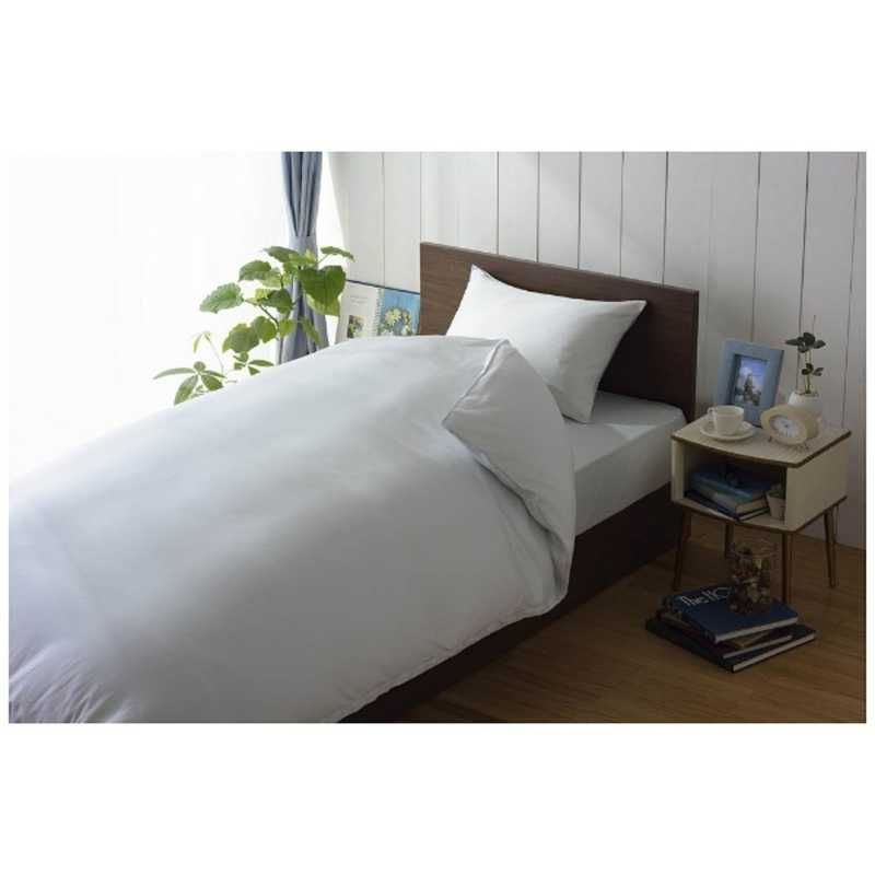送料無料 ♥ 未開梱 生毛工房 掛ふとんカバー 80サテン ダブルロングサイズ 綿 |190×230cm|ブルー