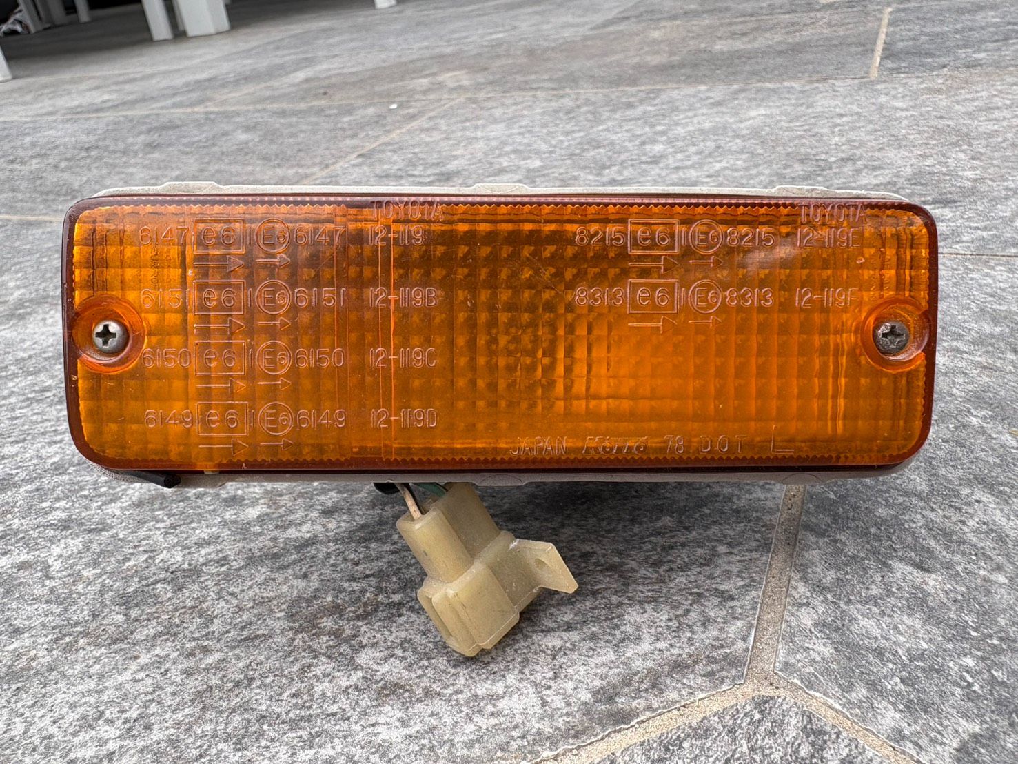 トヨタ ターンシグナルランプ KOITO78 TOYOTA12-119