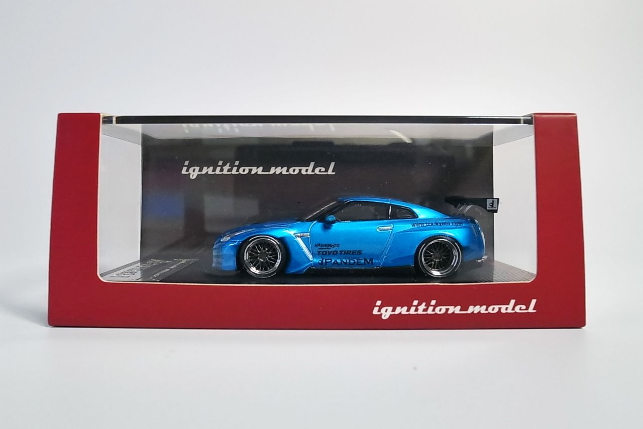 イグニッションモデル PANDEM R35 GT-R Blue Metallic ブルー