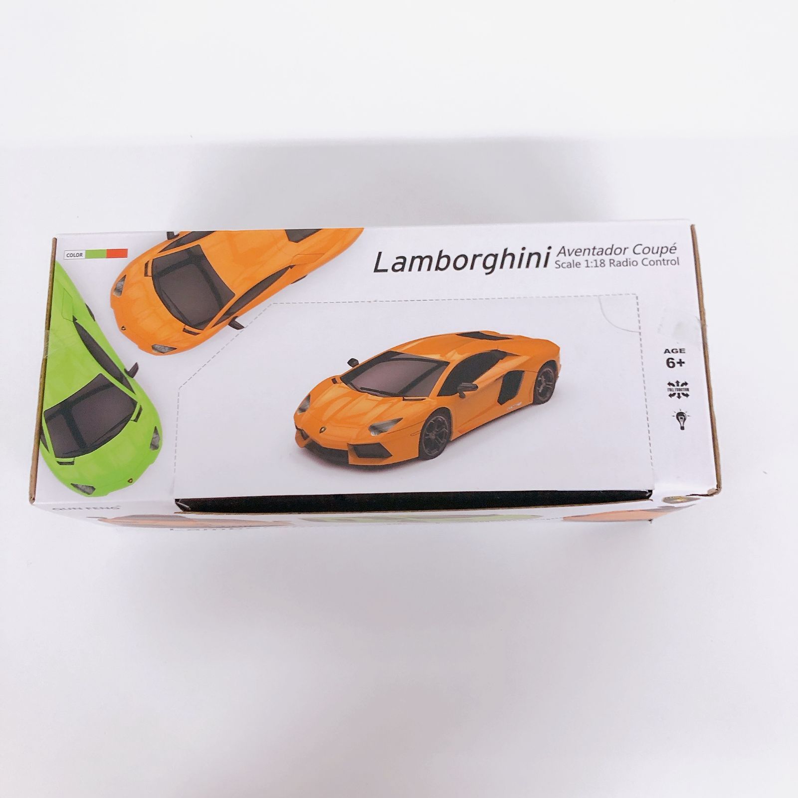 ランボルギーニ Lamborghini 模型 QUN FENG 1/18 ラジコンカー 子供用 リモコンカー 車おもちゃ 電動RCカー レース  ミニカー 高速カー - メルカリ