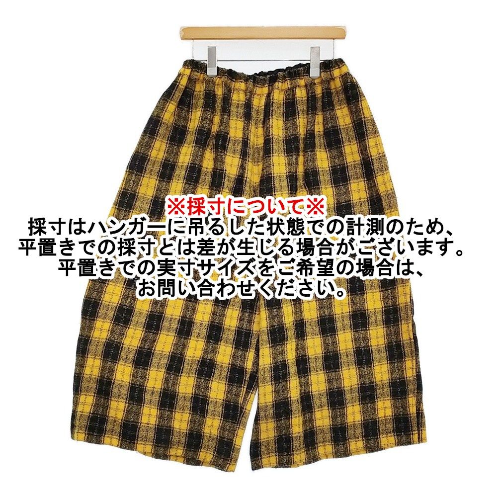 タオ コムデギャルソン ウールチェックスカート tao GARCONS 2024 タオ コムデギャルソン ウールチェックスカート tao GARCONS
